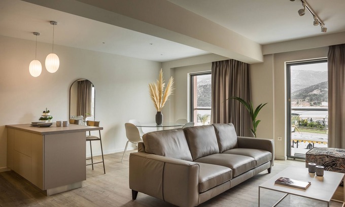 Argostoli Town Apartment | Elegant Sea View Signature Suite with Family-Friendly Amenities