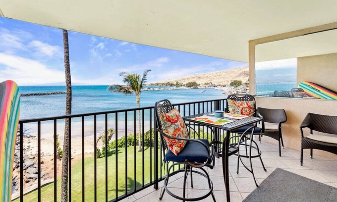 Maalaea Condo | Oceanfront Retreat: Milowai 1 Bed Condo with Views