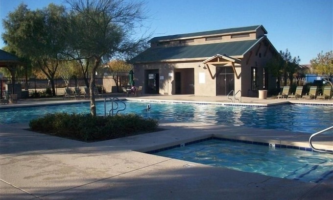 San Tan Valley House | Inviting 3B/2B Johnson Ranch with Pool & Ocean View