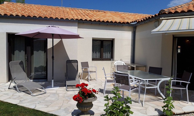 Quartier de l'Hippodrome House | Single-storey house 4 ppl, garden, BBQ, WIFI, pets OK - Châtelaillon-Plage