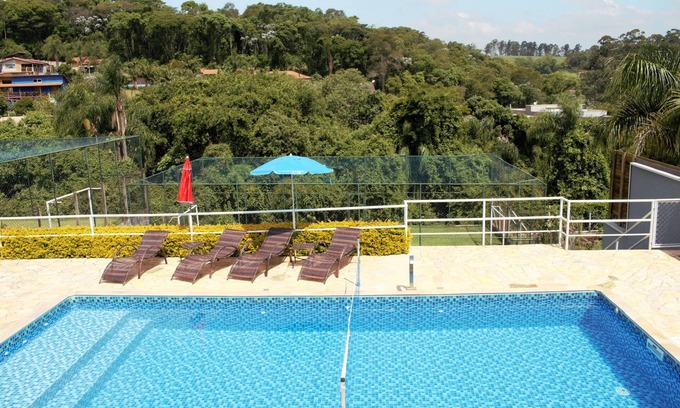 Atibaia Cottage | Cozy Gated Community Retreat with Private Pool & Air Conditioning