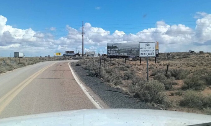 Chambers RV Rental | Site 3 off grid campsite near Petrified Forest
