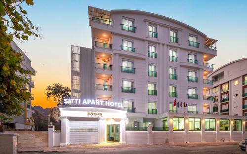 Konyaalti Apartment | Family-Friendly Sitti Apart Hotel with Oceanfront Pool
