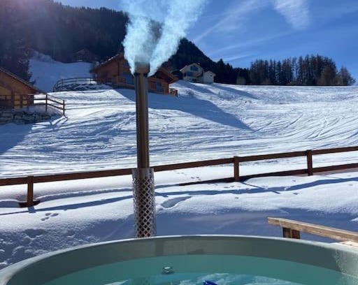 Saint-Pierre-de-Clages Ski Chalet | Unforgettable Ski-in/Ski-Out Experience at Chalet Charelle