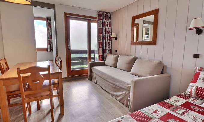Meribel-Mottaret Apartment | Comfortable 1-Bedroom Apartment Méribel for Up to 4 Guests