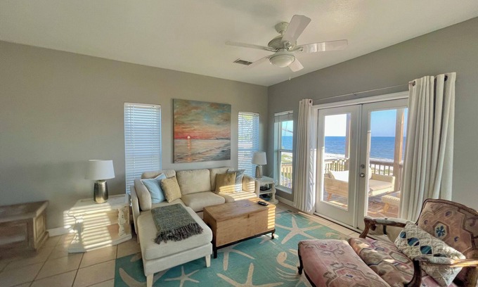 Alligator Point House | Skipper: Beachfront Escape with Gulf Views & Great Amenities