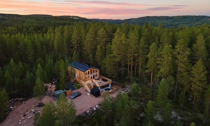 Torsby Villa | Experience Skogsslottet: Spa Retreat with Family Fun