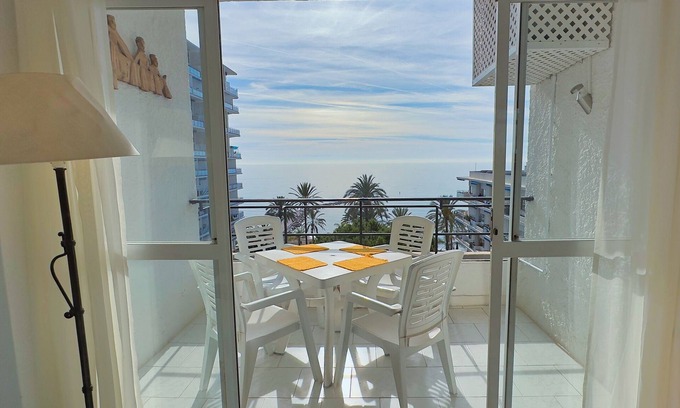 Marbella Seafront Promenade Apartment | Exceptional Skol 639: Oceanfront 2-Bedroom Retreat