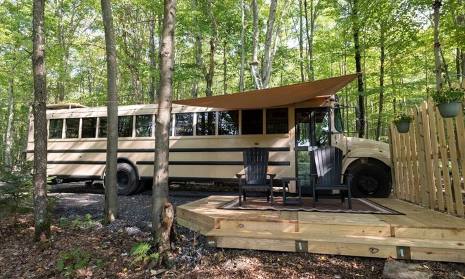 Crellin House | Skoolie Season - A Romantic Bus Escape on a Farm