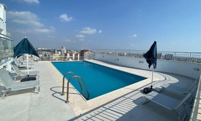Cukurova Apartment | Sky Garden Suites: Pet-Friendly Retreat with Pool Access