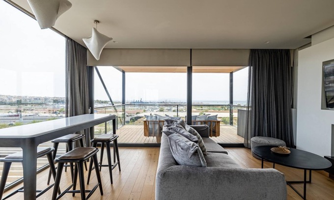 Kallithea Apartment | Exceptional Stay at Skyline Residence with Breakfast & Kitchen