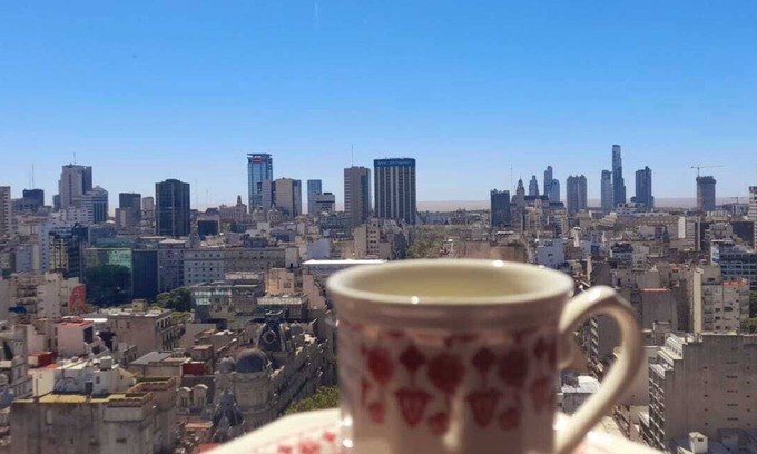 Congreso Apartment | Scenic Skyline & River Views in Downtown Buenos Aires