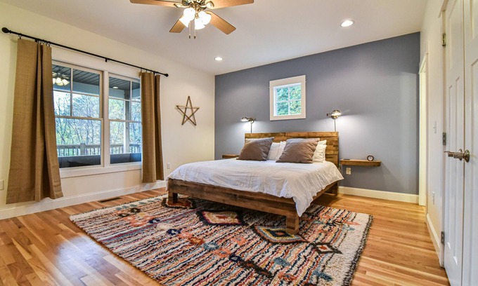 East End - Valley Street House | Elegant Townhome Steps from Downtown Asheville with Spa