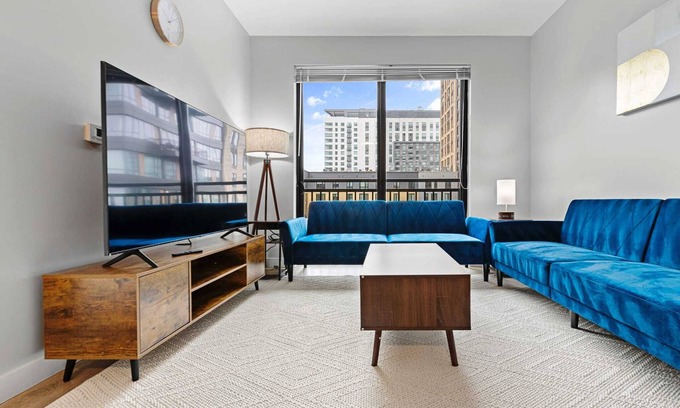Assembly Square Apartment | Stylish 2BR/2BA Condo with Pet-Friendly Amenities