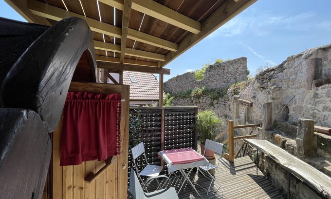Dambach-la-Ville House | Romantic Barrel Stay with Spa and Breakfast Included