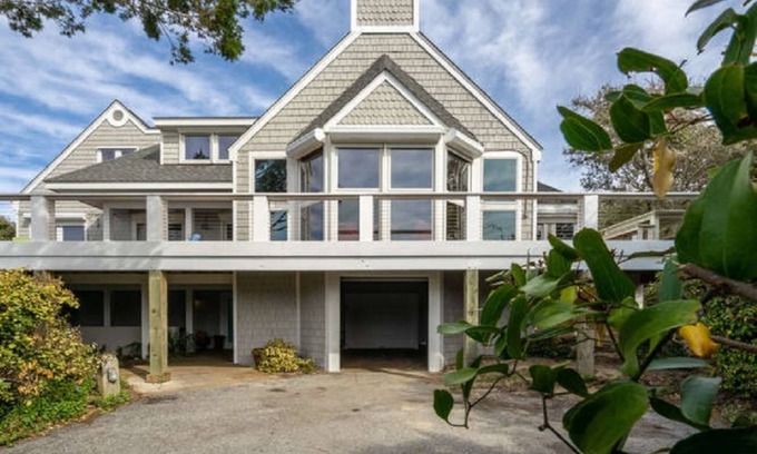 Bald Head Island House | Stunning Ocean Views & Pet-Friendly Retreat Steps to Beach