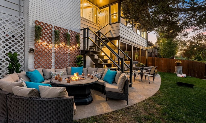 Scenic Heights House | Ideal Retreat Near Denver: Hot Tub, Mountain Views & Fire Pits