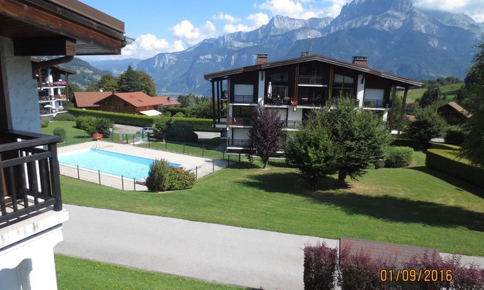 Sallanches Ski Chalet | Cozy Chalet Retreat with Pool and Family-Friendly Amenities