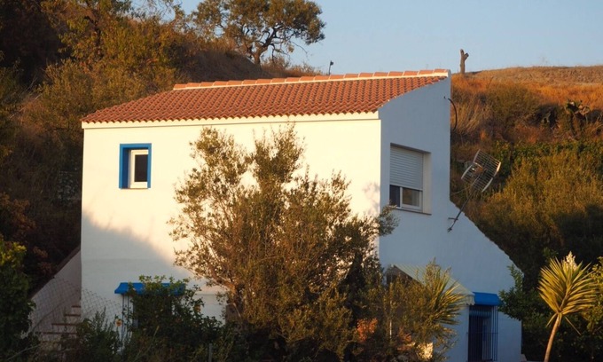 Velez-Malaga House | Lovely Poolside Cottage in Olive Grove with Ocean Views