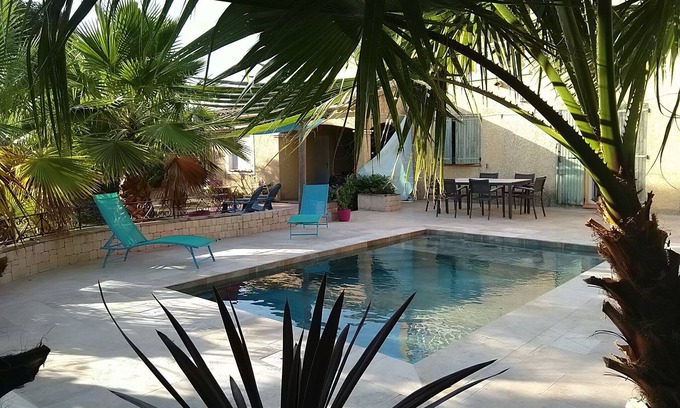 La Crau Apartment | Cozy Studio with Pool, Ocean View & Private Terraces