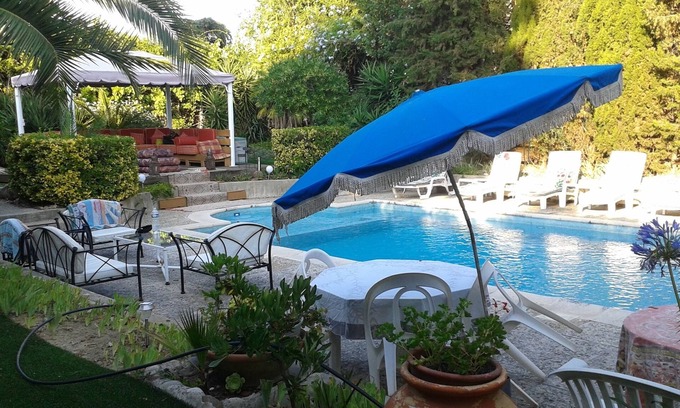 Fabron Condo | Tropical Pool Villa Near Nice Beach in City Center