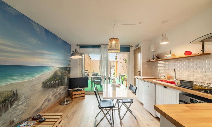 Sigean Apartment | Cozy Apartment for Two with Oceanfront Views and Pool