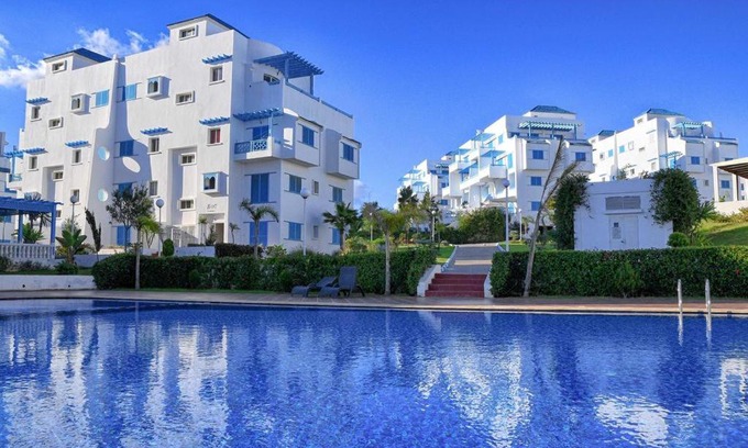 Marina Smir House | Budget-Friendly Smir Park with Oceanfront Pool Access