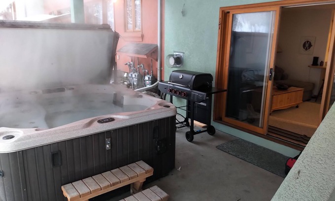 Sun Peaks Condo | Experience Snow Creek Village: Ski In, Spa & Hot Tub Awaits