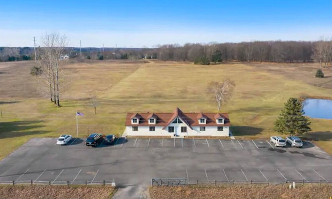 Gaylord House | Rated 9.6: Snowbelt Bunkhouse with Family & Pet Amenities