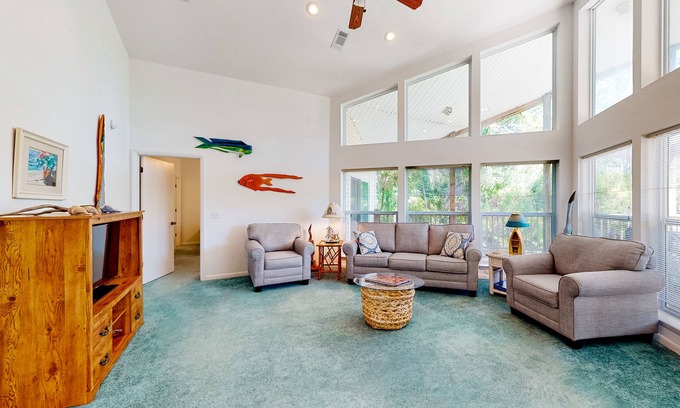 Sea Palm Village House | Beachside Retreat with Ocean Views and Outdoor Amenities