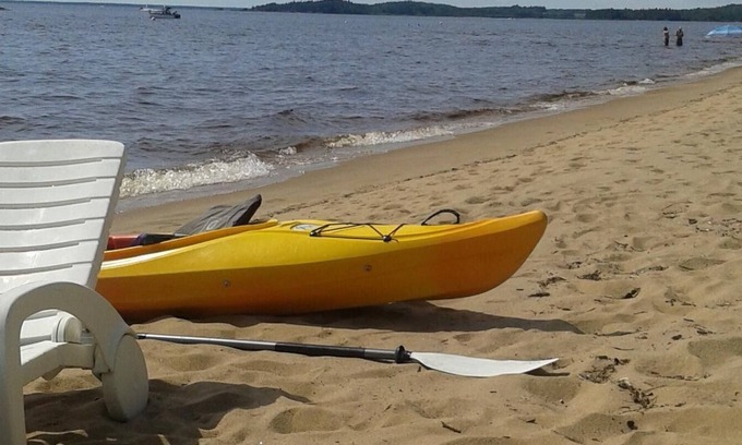Saint-Henri-de-Taillon House | Oceanfront Comfort: Snowmobile Paradise & Sandy Beach Escape