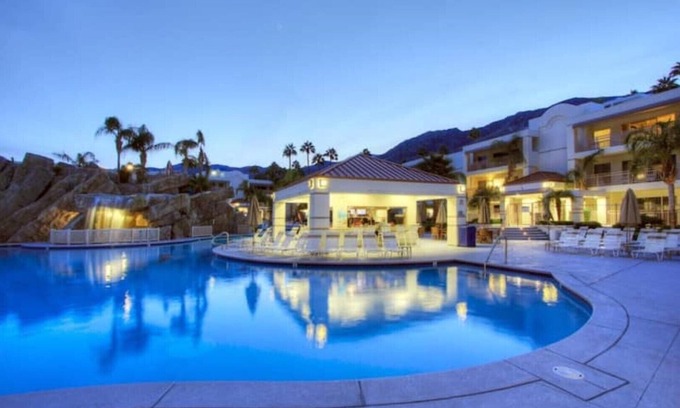 Canyon Corridor Condo | Experience Palm Springs Vibes with Pool & Spa Retreat