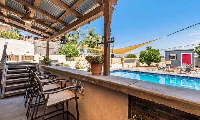 Central Escondido House | Discover SoCal Oasis with Oversized Saltwater Pool & Spa