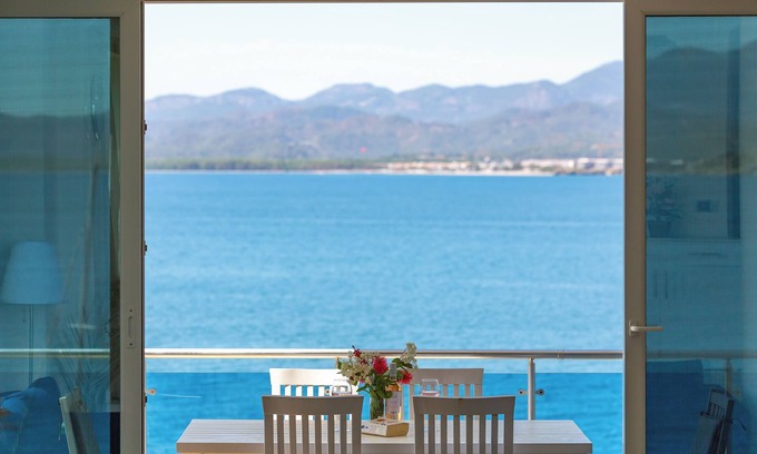 Fethiye City Center Apartment | Beachfront Escape at Sofıa Ada: Top-Rated with Pool & Views