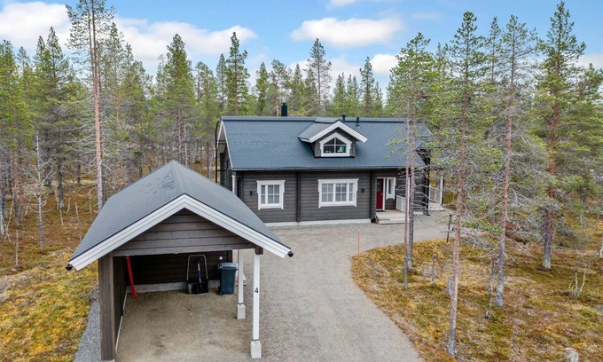 Saariselka House | Relaxing Lake View Retreat: Sokosti by Interhome