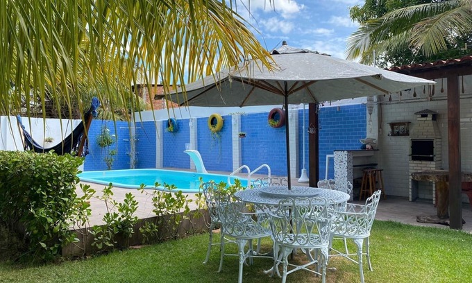Itaparica House | Beachfront Bliss at Solar da Mangueira with Ocean Views