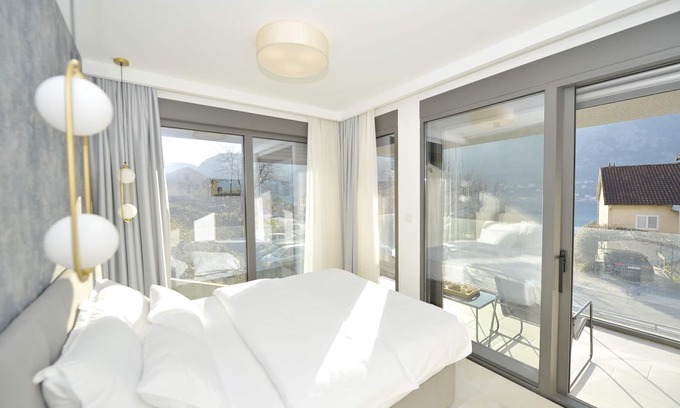 Kotor Apartment | Oceanfront Solaris Lux Apartments - 4-Star Family Retreat