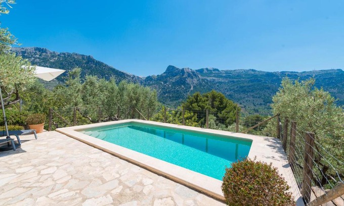 Soller Villa | Elegant Son Bou: Oceanfront Retreat with 9.8 Guest Rating