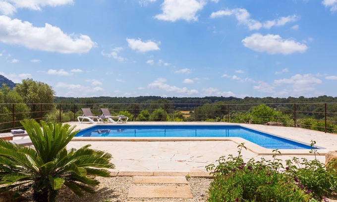 Algaida Villa | Son Fornes: Elegant Villa with Pool & Garden in Algaida