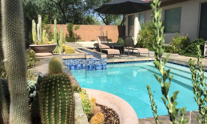 Desert View House | Exquisite Sonaran Foothills Getaway with Ocean View & Spa