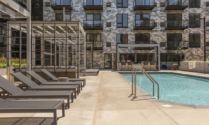 Downtown East Apartment | Exceptional Two-Bedroom Apartment with Pool and Balcony