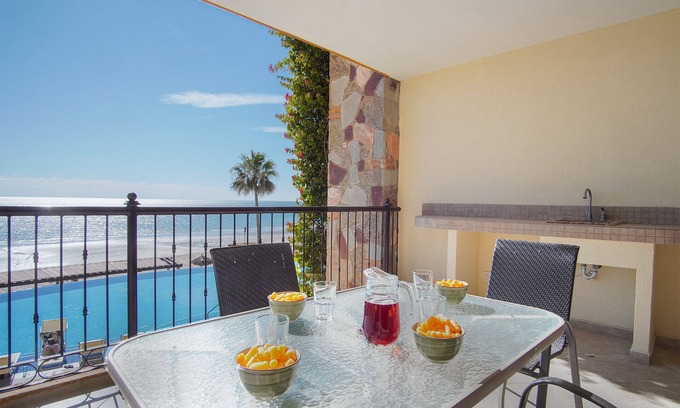 Puerto Penasco Condo | Oceanfront Retreat at Sonoran Sky 204 with Pool & Hot Tub