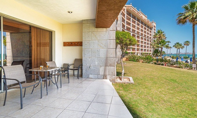 Sandy Beach Condo | Oceanfront Escape: Sonoran Sun W109 with Pool & Spa