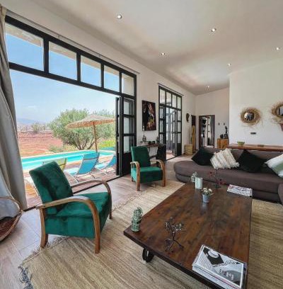 Bine el Ouidane House | Oceanfront Haven at Soo Bin: Rated 8.8 with Pool & Dining