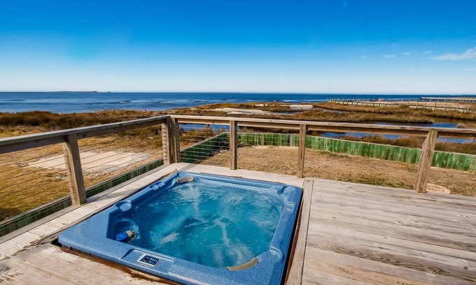 Avon House | Pet-Friendly Hatteras Home with Hot Tub & Ocean Views