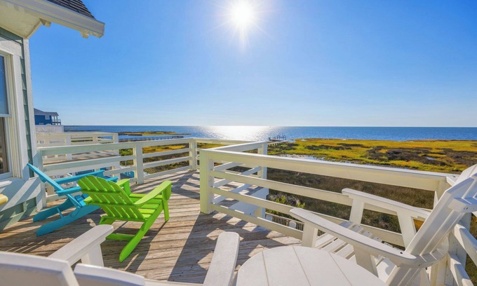 Wind Over Waves House | Waterfront Retreat: Pool, Hot Tub & Elevator Access