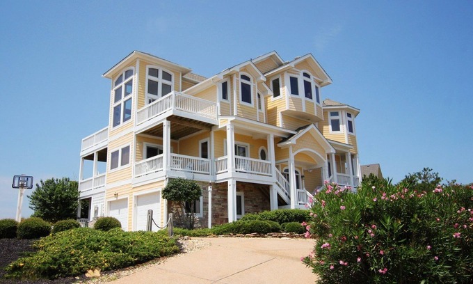 Corolla House | Joy At a Glance: Private Pool, Ocean Views & Media Room