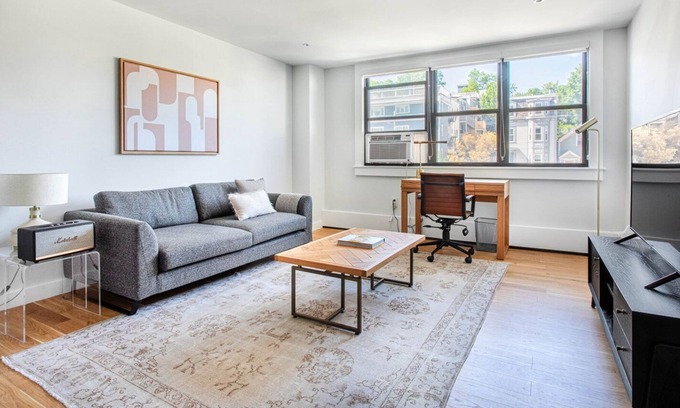 Telegraph Hill Apartment | South Boston 1BR w/ W/D, steps from Carson & M St. Beach by Blueground