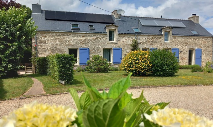 Pluvigner House | Discover South Brittany Countryside Retreat with Pool & Ocean View