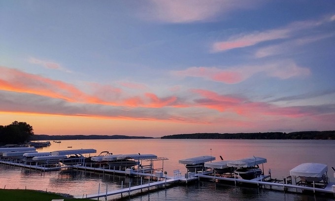 East Jordan Condo | Waterfront Condo at South Shore Haven - Rated 10/10 for Comfort